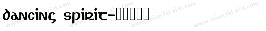 dancing spirit字体转换